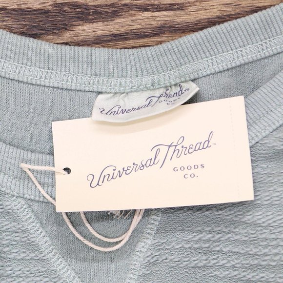 NWT Universal Thread Women's Sleeveless Ribbing Sweatshirt XXL Green - Picture 4 of 7